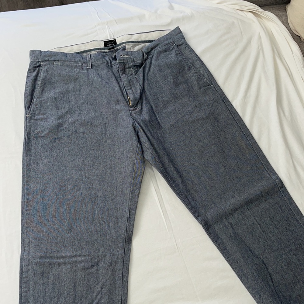 32x32 J. Crew Chino pants. Blue/grey